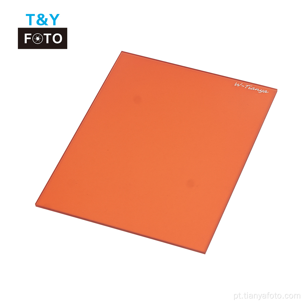 Filtro de cores quadradas de 84x100mm para cokin p