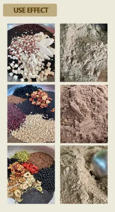 Electric Rice and Grain Flour Grinding Mill Machine