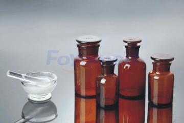 Reagen Amber kaca botol dengan mulut lebar