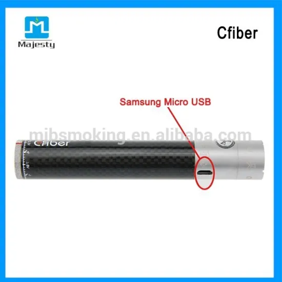 new sub ohm battery cfiber 30w with Micro USB ego battery&ego usb battery/mini ego twist battery