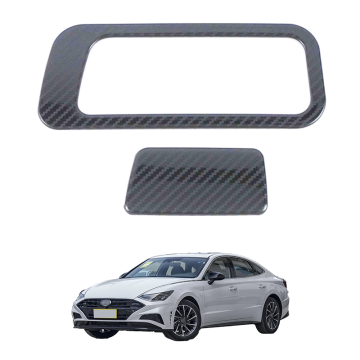 OEM Car Stainless Steel Carbon Fiber Interior Glove Box Sequin Cover for 2020 Hyundai Sonata