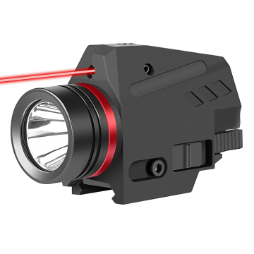 Spina Linterna táctica con luz láser Combo 150 lúmenes para la caza y la vista de montura