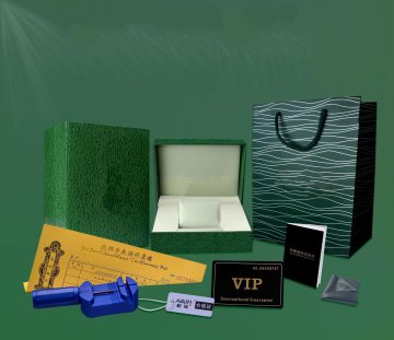 Green Watch Gift Box for Suit and Handbag