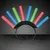 Light Up Multicolored LED Foam Mohawk Headband