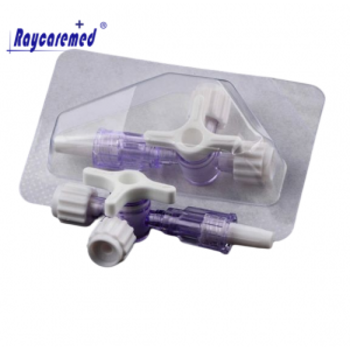 RM04-017 Stopcock médico de 3 vias descartáveis