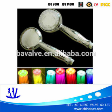 Hot!!!automatic shower head,water fall color changing rain shower