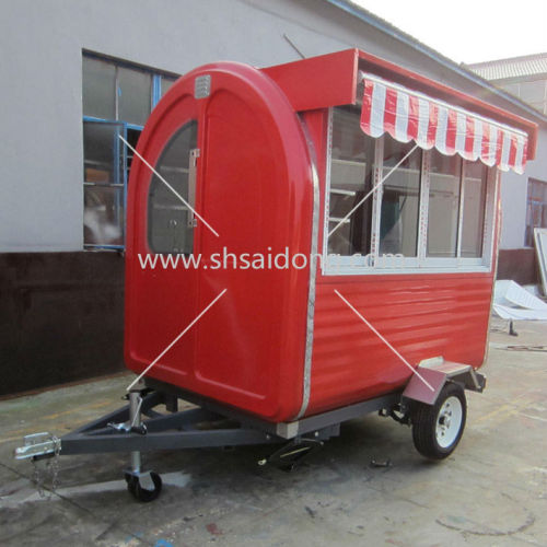mobile snack food cart for sale (CE approval)food vending cart