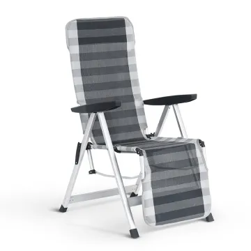 Lightweight Aluminum Reclining Camping Beach Folding Chair