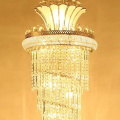 Lampe de lustre en cristal de hall d&#39;hôtel sur mesure