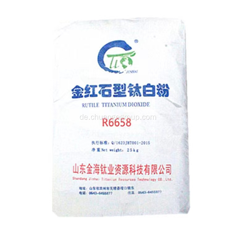 Jinhai Brand Titanium Dioxid R6658 für Lösungsmitteltinte