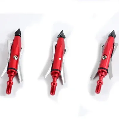 Archery Bow and Arrow 100 Grain Hunting Broadheads