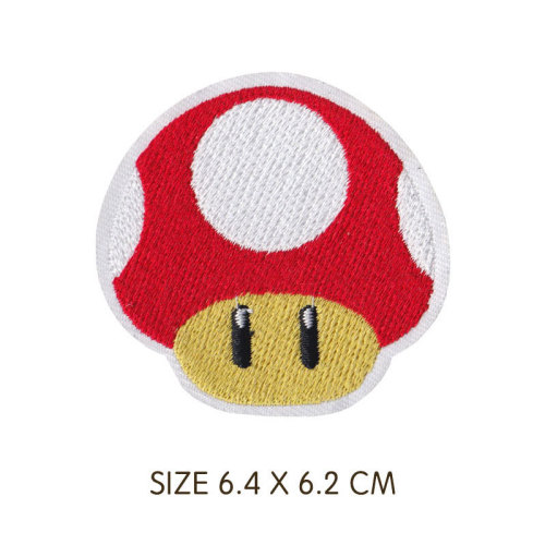 Cartoon Game Super Mario Toy geborduurde kleding patch