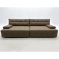 Modern Leather Sofa with Power Recliner