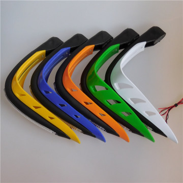 LED Hand Guards - Motorcycle Handlebar Protectors with Integrated LED Lights