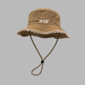 Fresco cappello a secchio top piatto unisex largo bordo estate cappelli personalizzati personalizzati