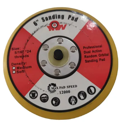6 inch pneumatic disc backing pads for pneumatic grinding machine self-adhesive disc