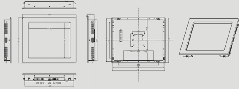 17"Touch Industrial Monito
