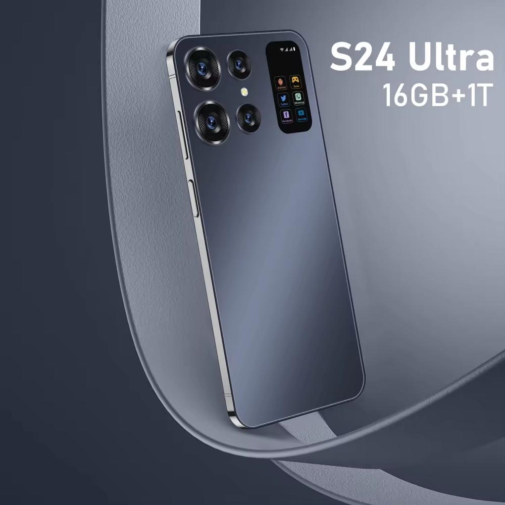 2024 pour l'Afrique Prix du marché S25 Smartphone Ultra + Double SIM + TF Carte Flash Mémoire 5G S25 Ultra Plus téléphones