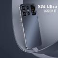 2024 아프리카 시장 가격 S25 Ultra+ 잠금 해제 스마트 폰 듀얼 SIM+ TF 카드 플래시 메모리 5G S25 Ultra Plus 휴대폰