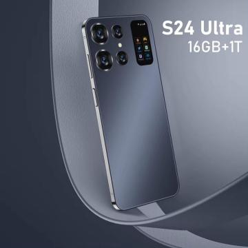 2024年アフリカ市場価格S25ウルトラ+ロック解除スマートフォンデュアルSIM+ TFカードフラッシュメモリ5G S25ウルトラプラス携帯電話