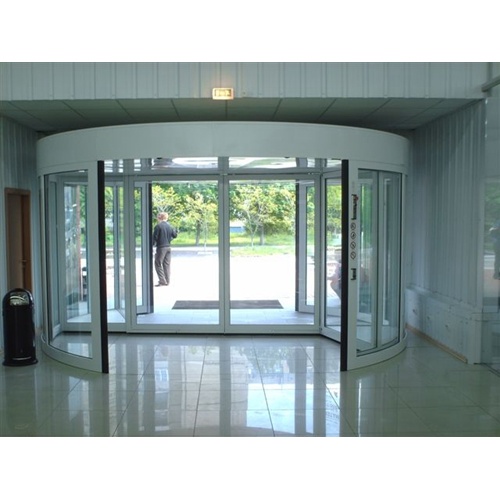 Automatic Sliding Door Operators for Revolving Doors