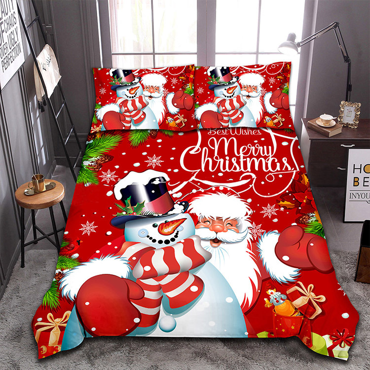 Christmas Santa Baby Duvet Cover Bedding Sets: Complete Comforter and Pillowcase Collections