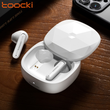 Toocki New TWS Semi-In-Ear Bluetooth Earphones with ENC and IPX5 Water Resistance