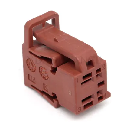 Delphi 2.8MM Car Brown 4 Pin Female Wire HSG Connector