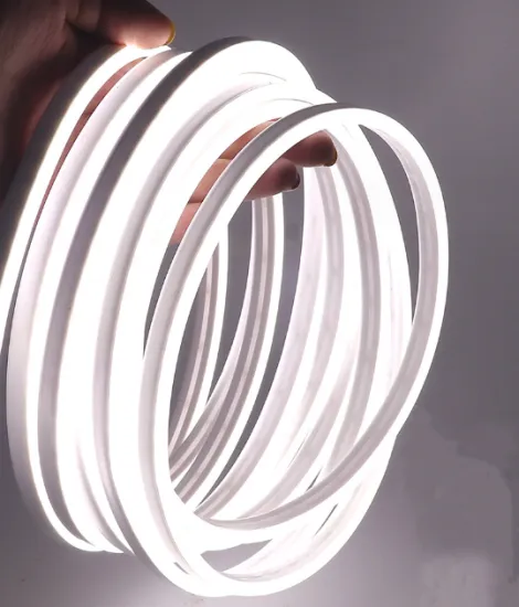 Customizable Silicone DC12V LED Neon Strip Light - 6x12mm, Waterproof for Neon Signs and Landscape Lighting