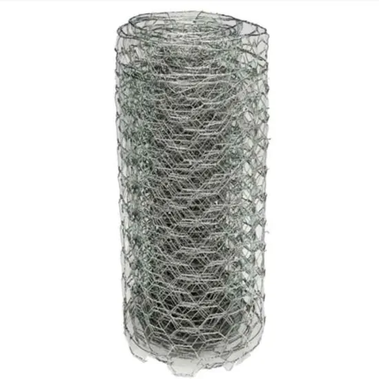 10MM Galvanized Hexagonal Wire Mesh: Finishing Net Fence Roll for Chicken Wire