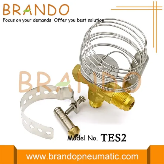 TES2 Refrigeration TXV Thermal Expansion Valve For R404A R507