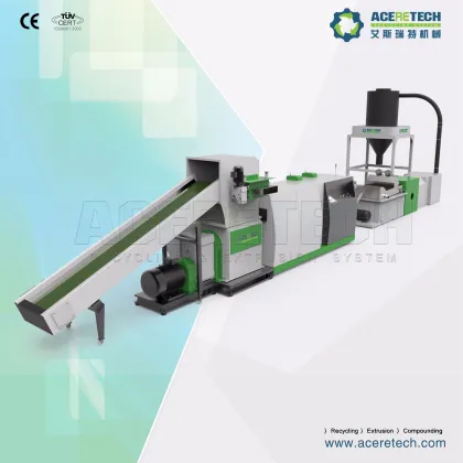 Plastic Shredding Crushing Pelletizing System