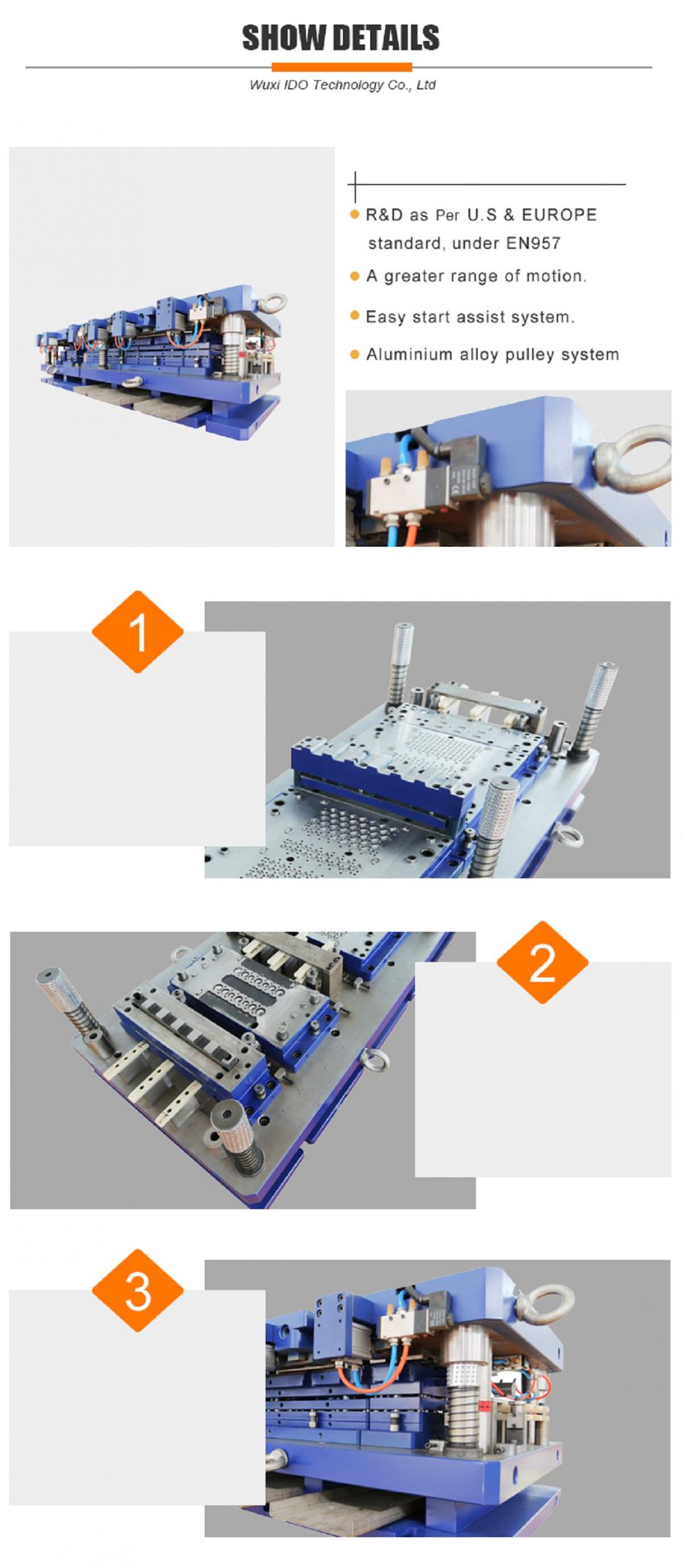 Progressive Stamping Die For Wm Drum Process