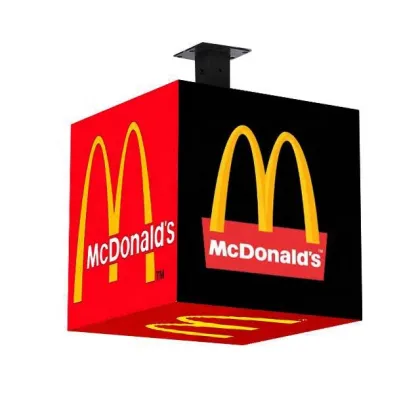 Five Sided Full Color LED Advertising Screen - Magic Cube Display