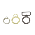 DIY Alloy Keychain Spring Clasp Metal Ring Handmade