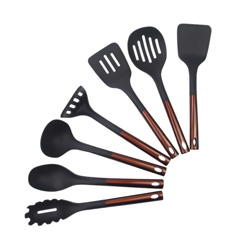 Set di utensili da cucina in nylon 7 pezzi con manico in pp