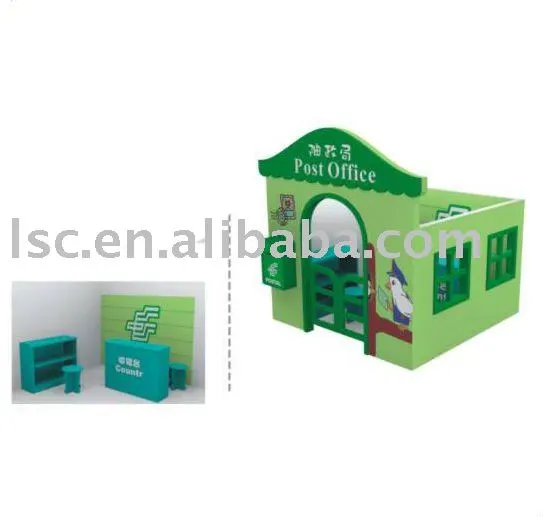 post office kids wooden kitchen