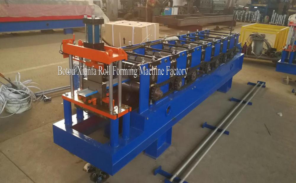 roof color steel rain gutter roll forming machine