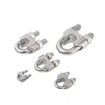 DIN741 Stainless Steel Wire Rope Cable Clamp M4-M16