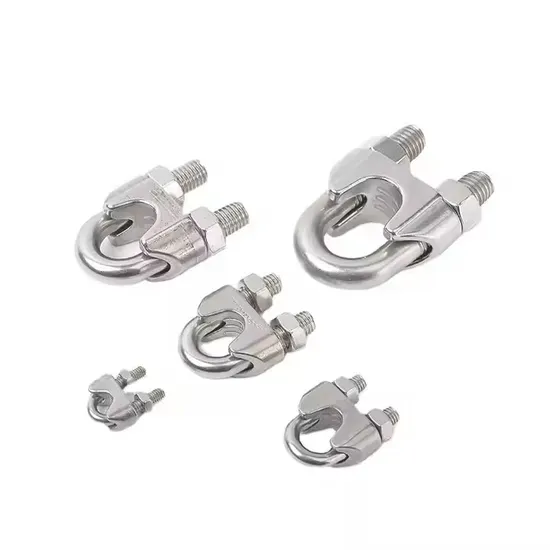 DIN741 Stainless Steel Wire Rope Cable Clamp M4-M16