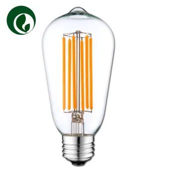 Best price dimmable LED filament Bulb ST64 2w 4w 6w 8w led lamp bulb E26 E27