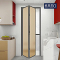 Mobile folding door small moonlight gray