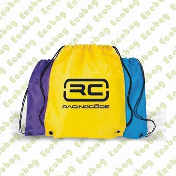 RPET Fabric Drawstring Bag, Make Our Life in Low Carbon, Suitable for Backpack