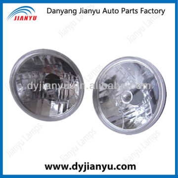 7 Inch Square Crystal Diamond Semi-Sealed Beam Headlamp - Auto Parts JY115