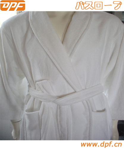 Px Hot Sale 100% Cotton Hotel Bathrobe Mic166