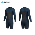 Seaskin 3/2mm zipless long sleeve shorty wetsuits