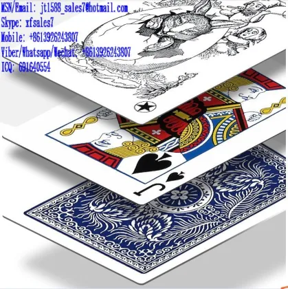 XF Aladdin Paper Poker Magic Cheat Playing Cards With Invisible Ink Markings For Poker Devices