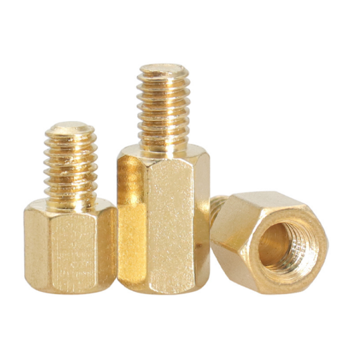 hexagonal copper column isolation male female set screws