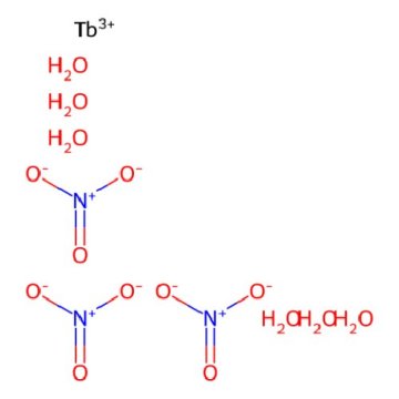 Le terbium (iii) nitrate hexahydrate TB (NO3) 3 · 5H2O