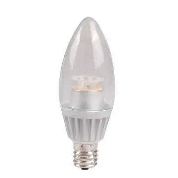 Dimmable LED candle bulb 4W E17